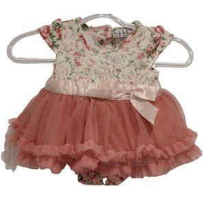 2/$20 🏷 Newborn Floral & Lace Dress Onesie